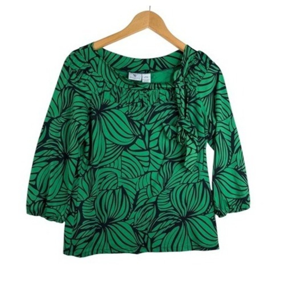 Worthington Stretch Women's Floral Top Size Large